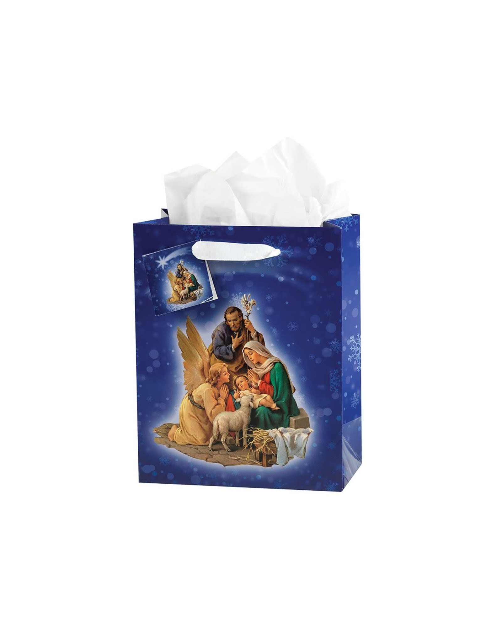 Hirten Christmas Gift Bag - Nativity (Medium)