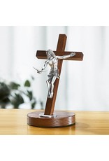 Jeweled Cross Standing Crucifix - Gift of the Spirit, 8"