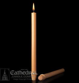 Unbleached Altar Candles 51% Beeswax 7/8"x16" SFE (18)