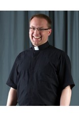 Ecclesiastical Apparel Clergy Shirt, Tab, Full Cut - Black, Grey or White
