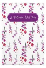 Boxed Cards (12) - Valentine's Day - Valentine Floral, Assorted Scripture NLT & KJV