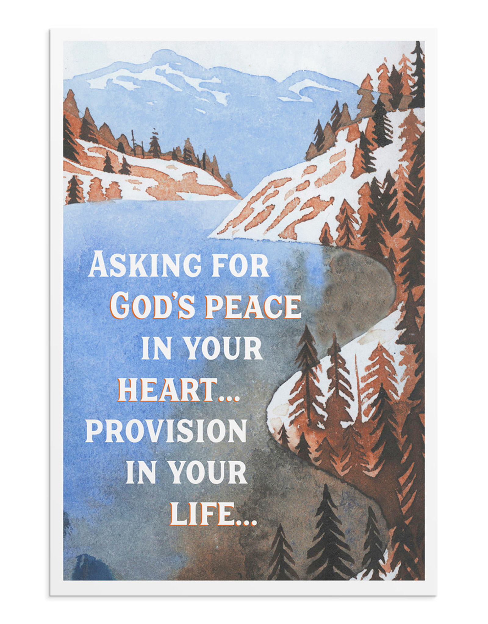 Boxed Cards (12) - Encouragement - Peaceful Destinations, Scripture KJV