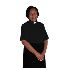 Toomey Women's Black Clergy Shirt