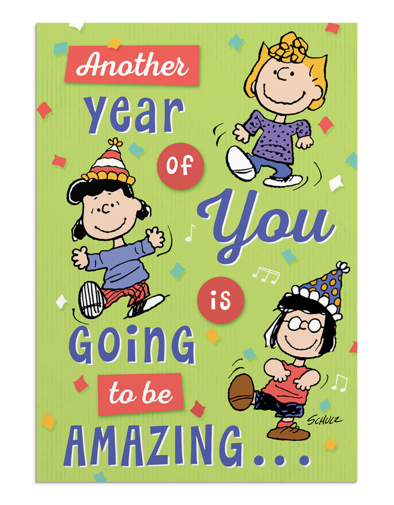 Boxed Cards (12) - Kids Birthday - Peanuts, Scripture NCV