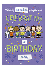 Boxed Cards (12) - Kids Birthday - Peanuts, Scripture NCV