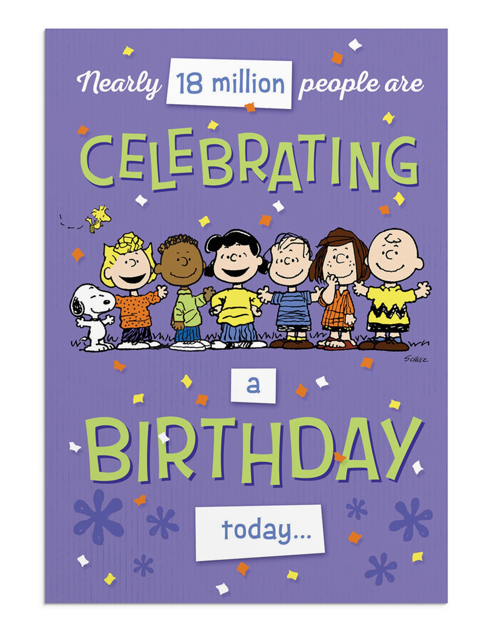 Boxed Cards (12) - Kids Birthday - Peanuts, Scripture NCV