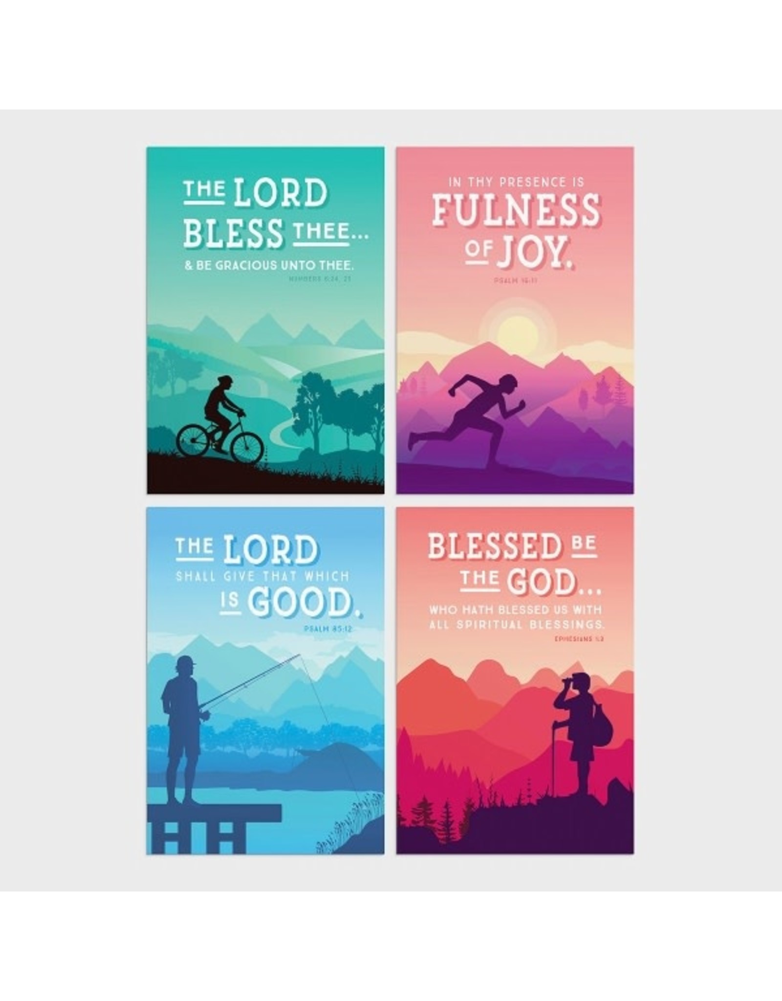 Dayspring Boxed Cards - Birthday - Outdoor Activities, Scripture KJV (12)