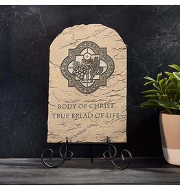 Christian Brands Church Supply First Communion Arched Tile Plaque With Wire Stand