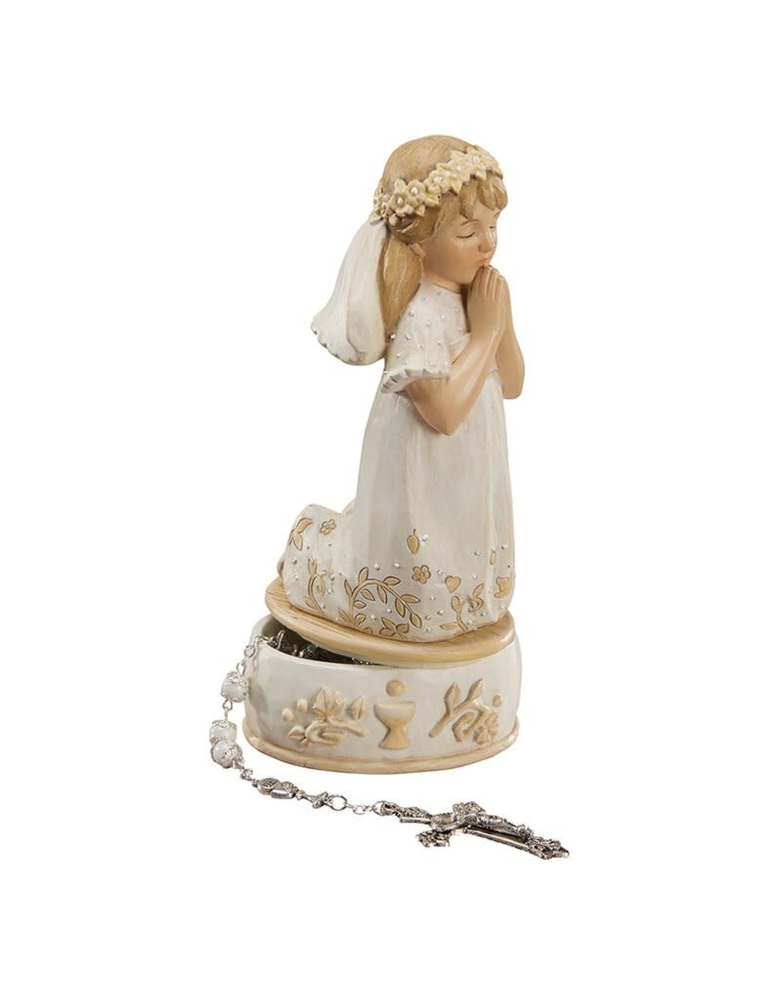 Avalon Gallery First Communion Keepsake Box - Praying Girl