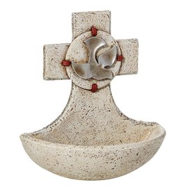Avalon Gallery Confirmation Holy Water Font - Holy Spirit