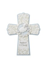 Christian Brands Baptized in Christ Wall Cross - Blue