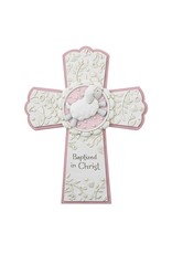 Avalon Gallery Baptized in Christ Wall Cross - Pink