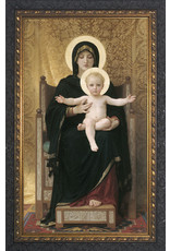 Nelson Art Virgin and Child Ornate Dark Framed Art Picture