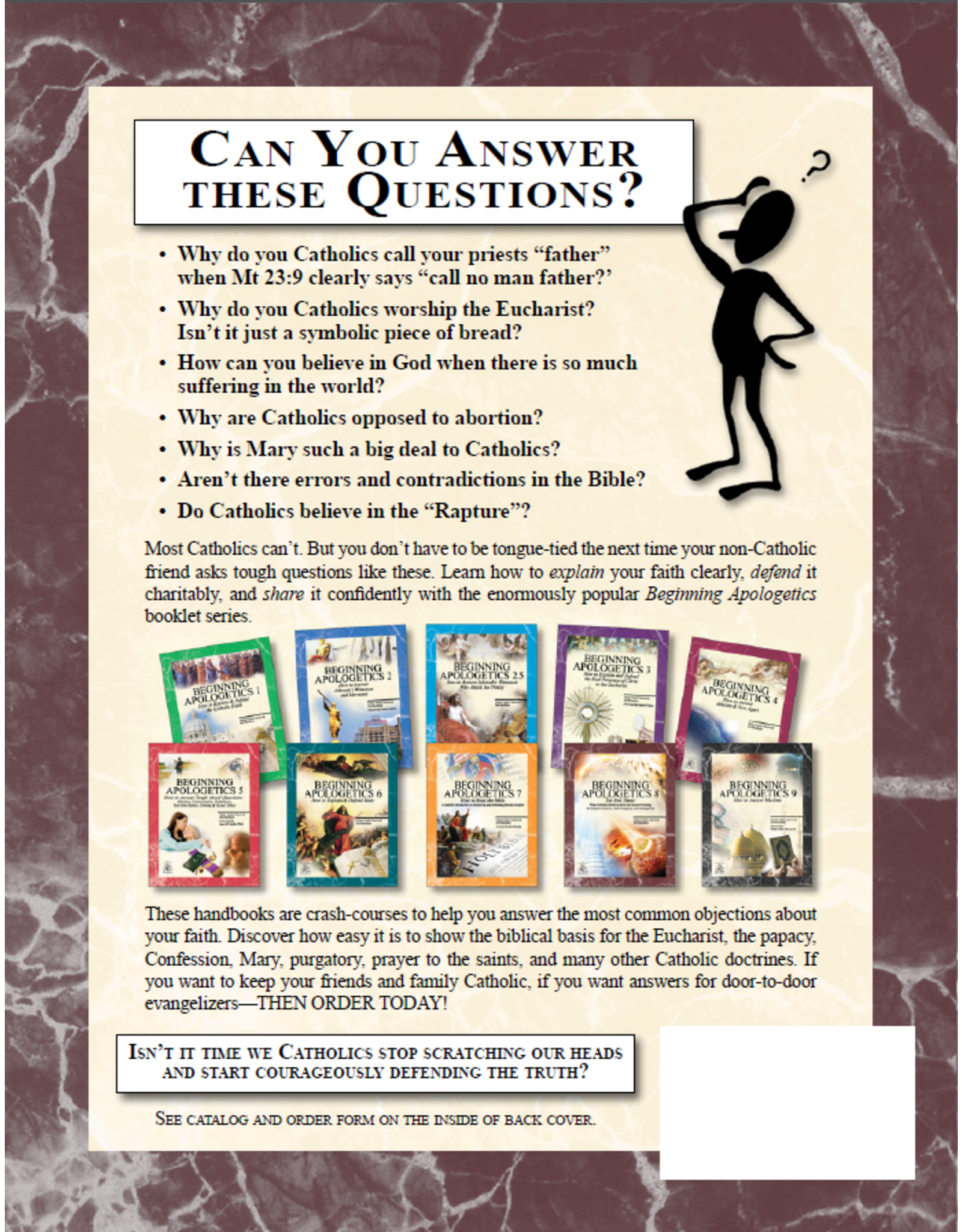 San Juan Catholic Seminars Beginning Apologetics 8: The End Times