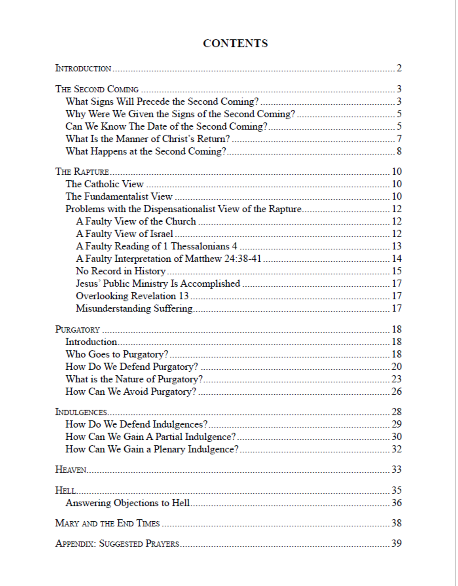 San Juan Catholic Seminars Beginning Apologetics 8: The End Times