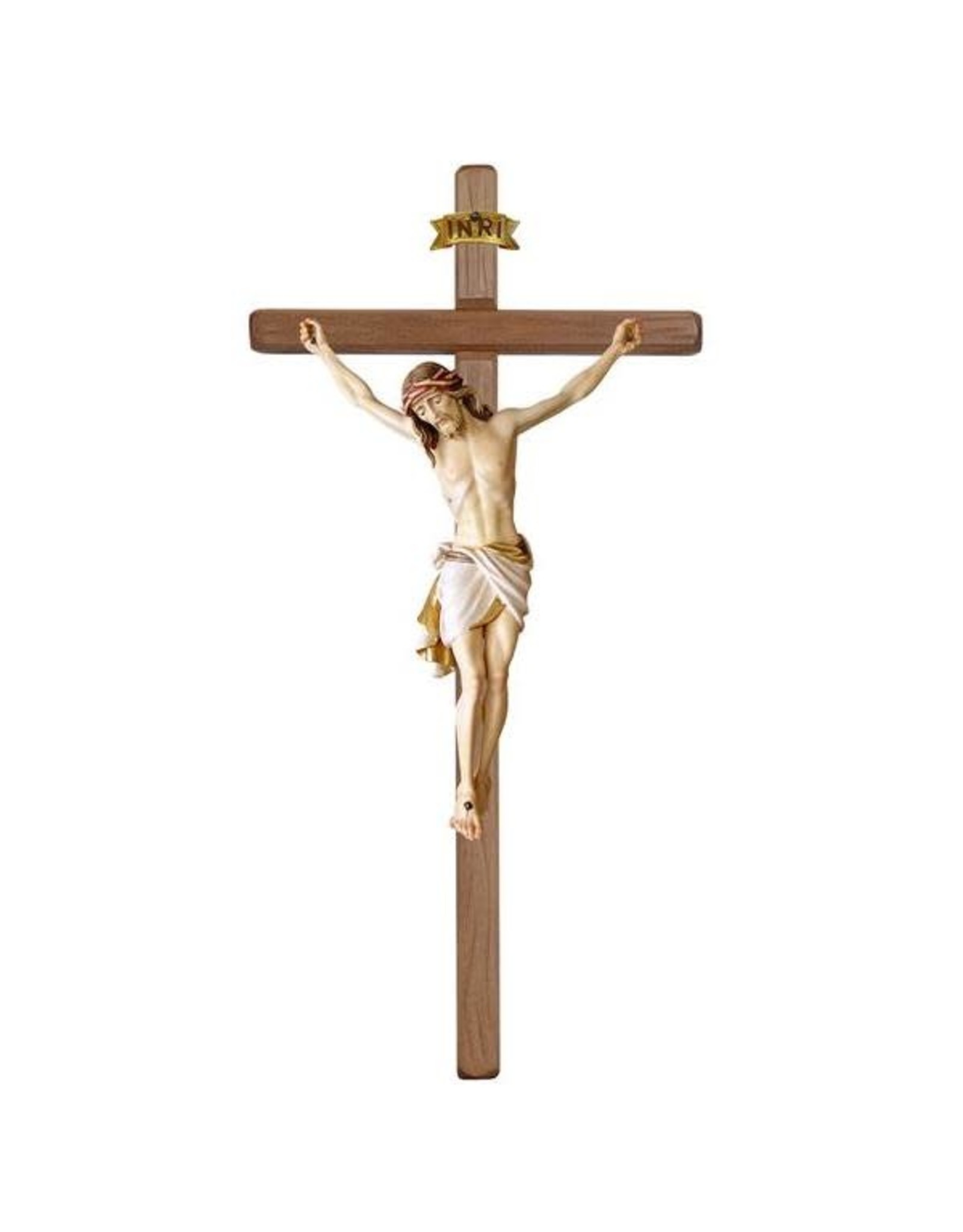 Pema Crucifix - Siena Corpus/Straight Cross - All Wood