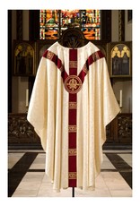 Arte Grosse Chasuble "Alpha Omega" Tudor Rose Damask