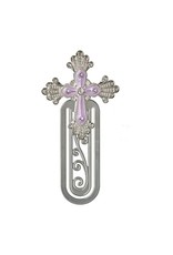 Birthstone Jeweled Cross Bookmark