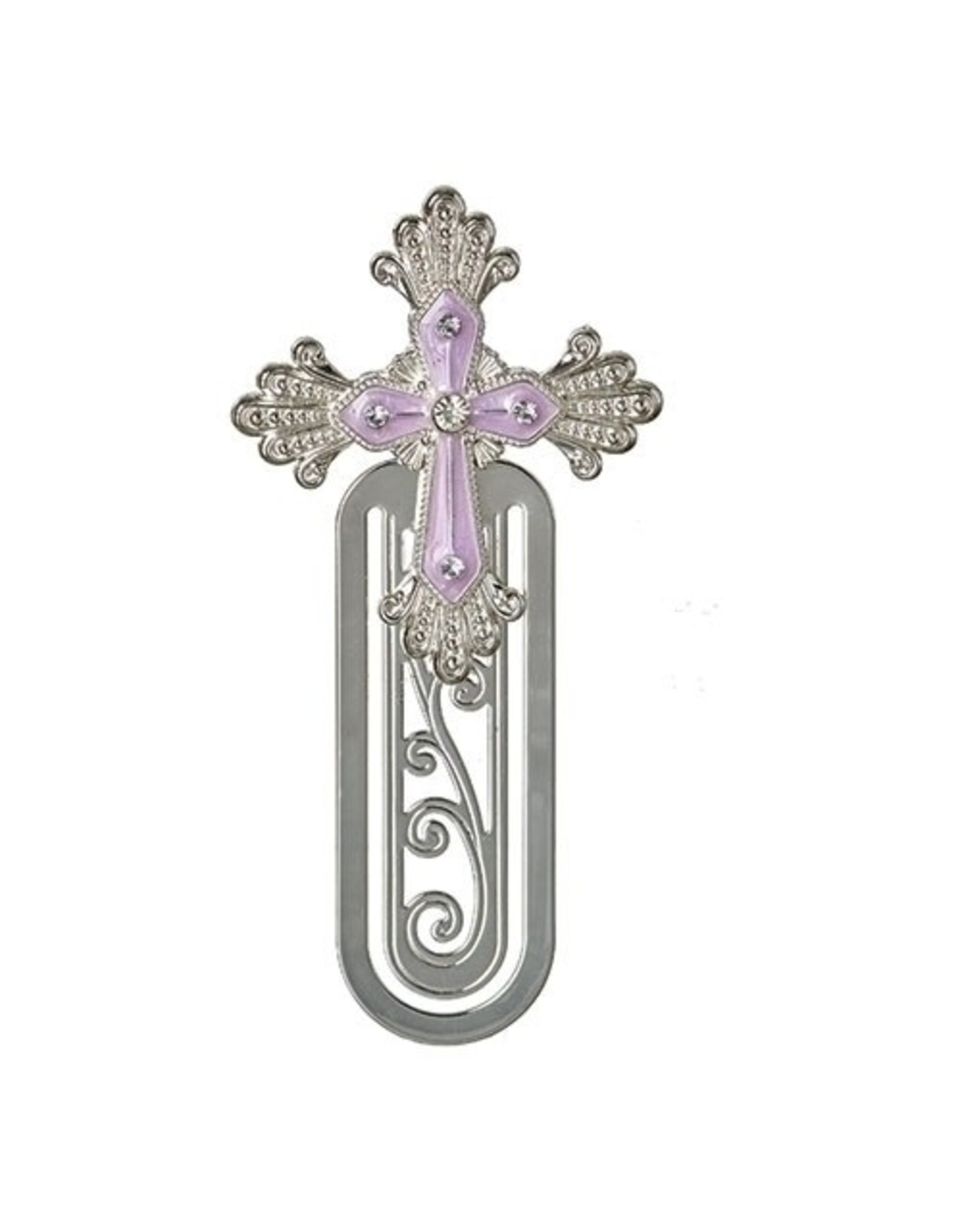 Birthstone Jeweled Cross Bookmark