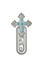 Birthstone Jeweled Cross Bookmark