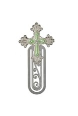 Birthstone Jeweled Cross Bookmark