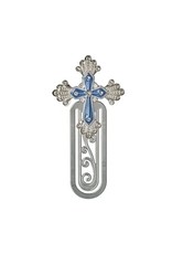 Birthstone Jeweled Cross Bookmark