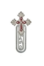 Birthstone Jeweled Cross Bookmark