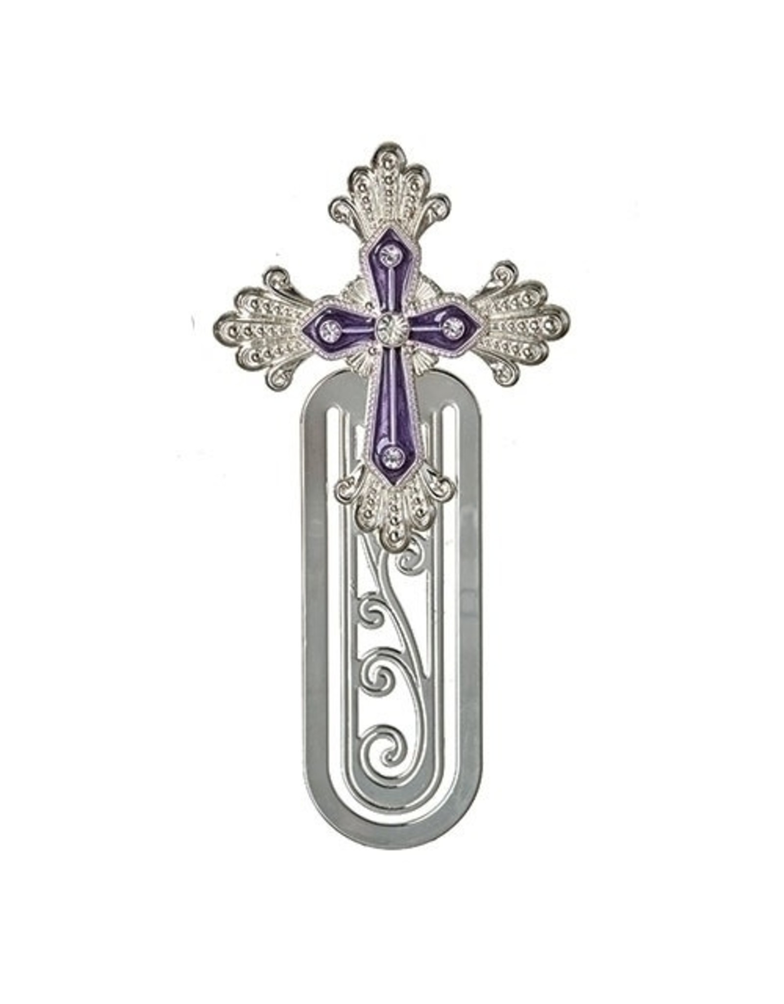 Birthstone Jeweled Cross Bookmark