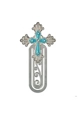 Birthstone Jeweled Cross Bookmark