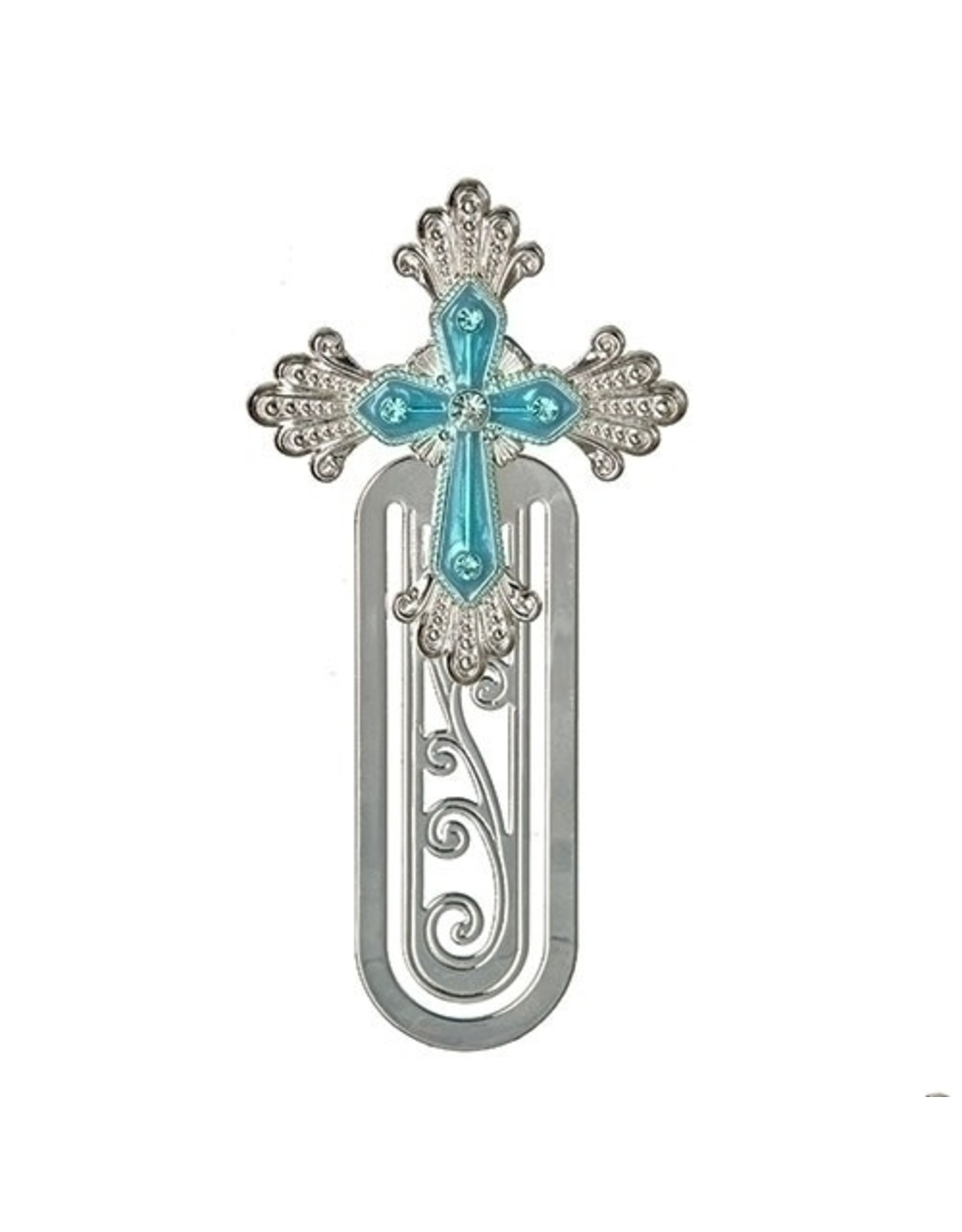 Birthstone Jeweled Cross Bookmark