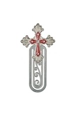 Birthstone Jeweled Cross Bookmark