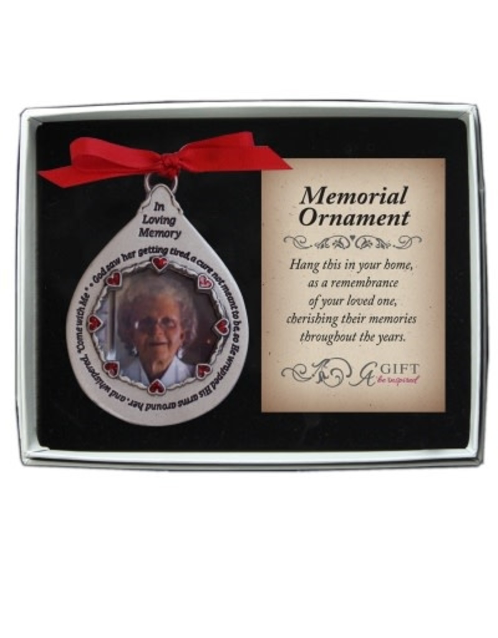 Abbey & CA Gift Ornament - "God Saw Her Tear" Memorial Frame