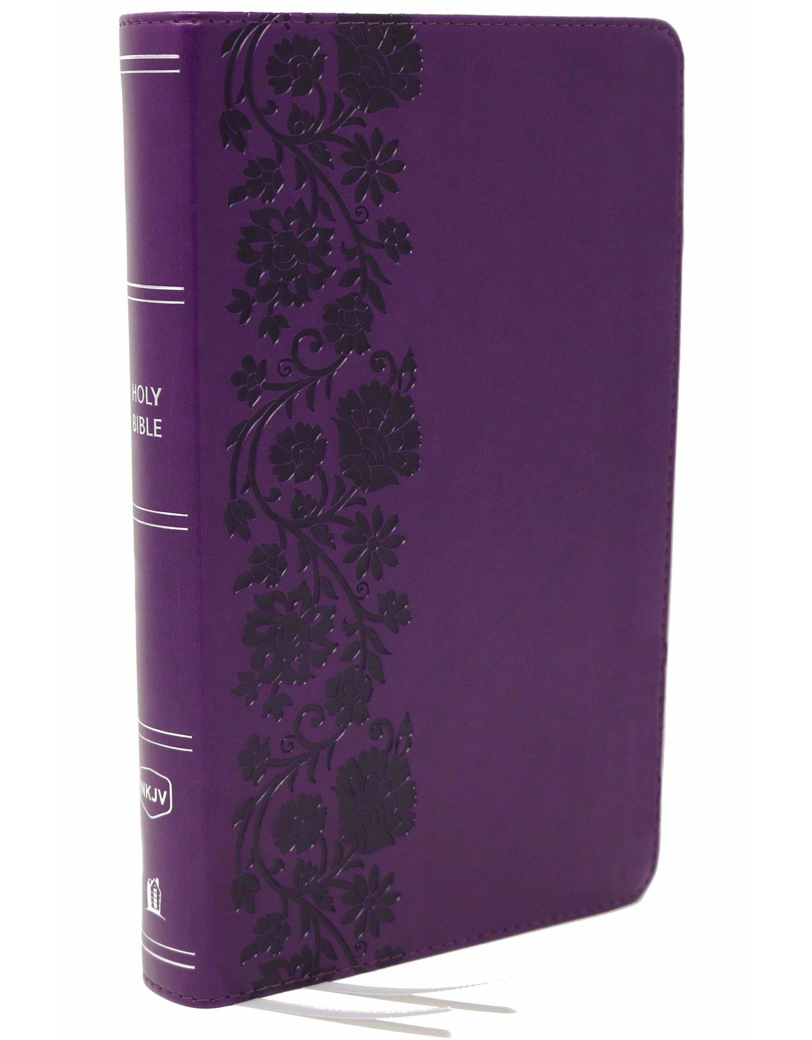 Thomas Nelson NKJV Reference Bible, Large Print, Leathersoft Purple, Red Letter