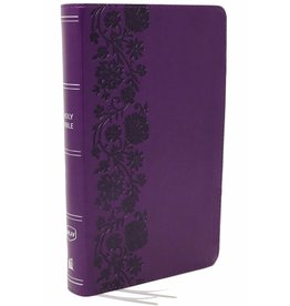 NKJV Reference Bible, Personal Size, Large Print, Leathersoft, Purple