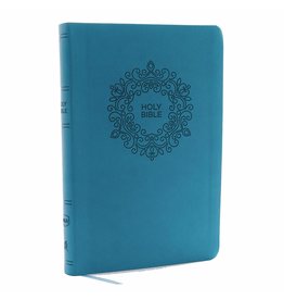 NKJV, Value Thinline Bible, Large Print, Imitation Leather, Blue