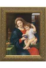 Nelson Art Madonna of the Grapes - Gold Framed Art