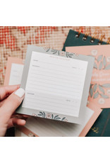 The Daily Grace Co. Prayer Request Cards - Teal Floral