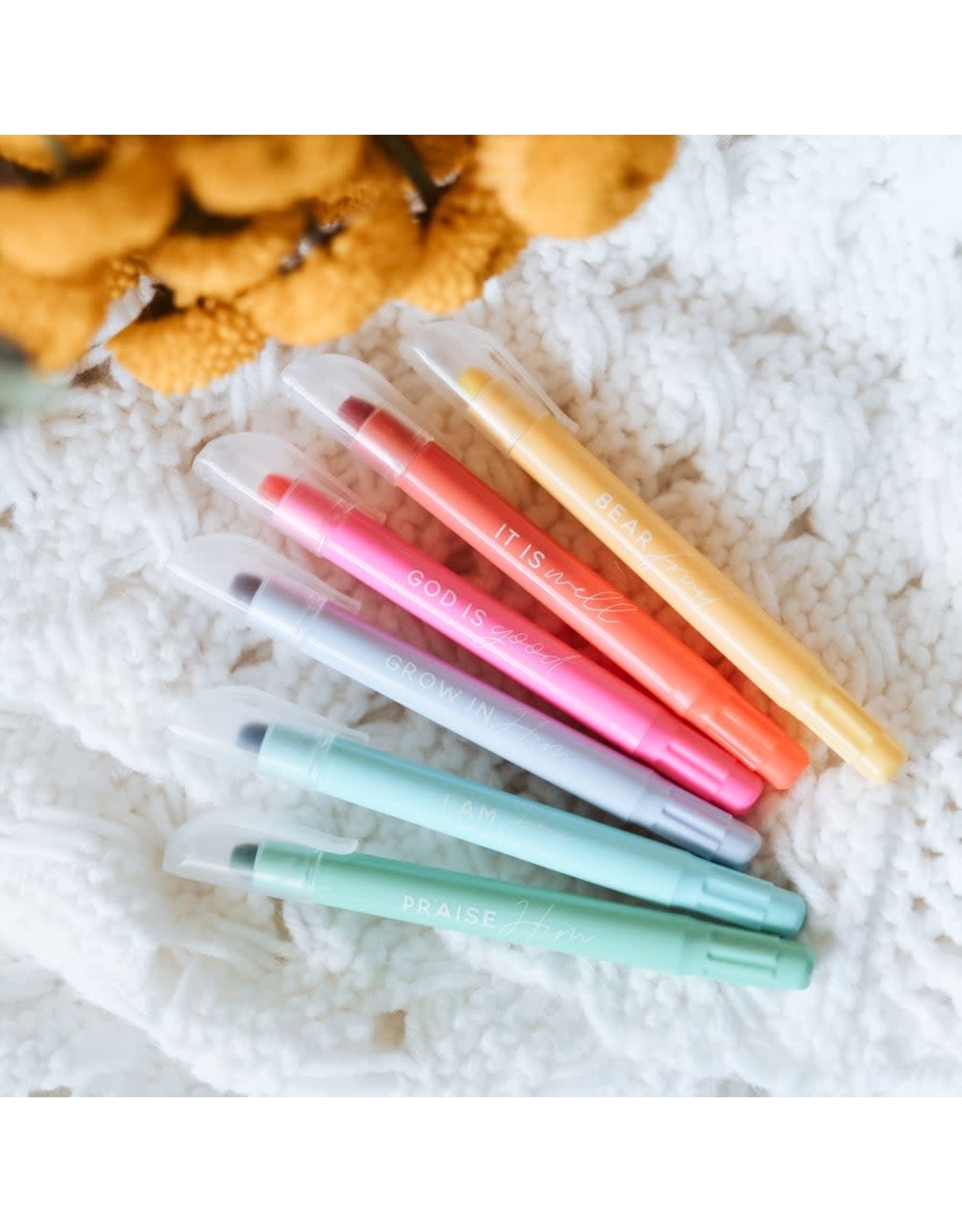 The Daily Grace Co. Bible Highlighter Set of 6, Pastel