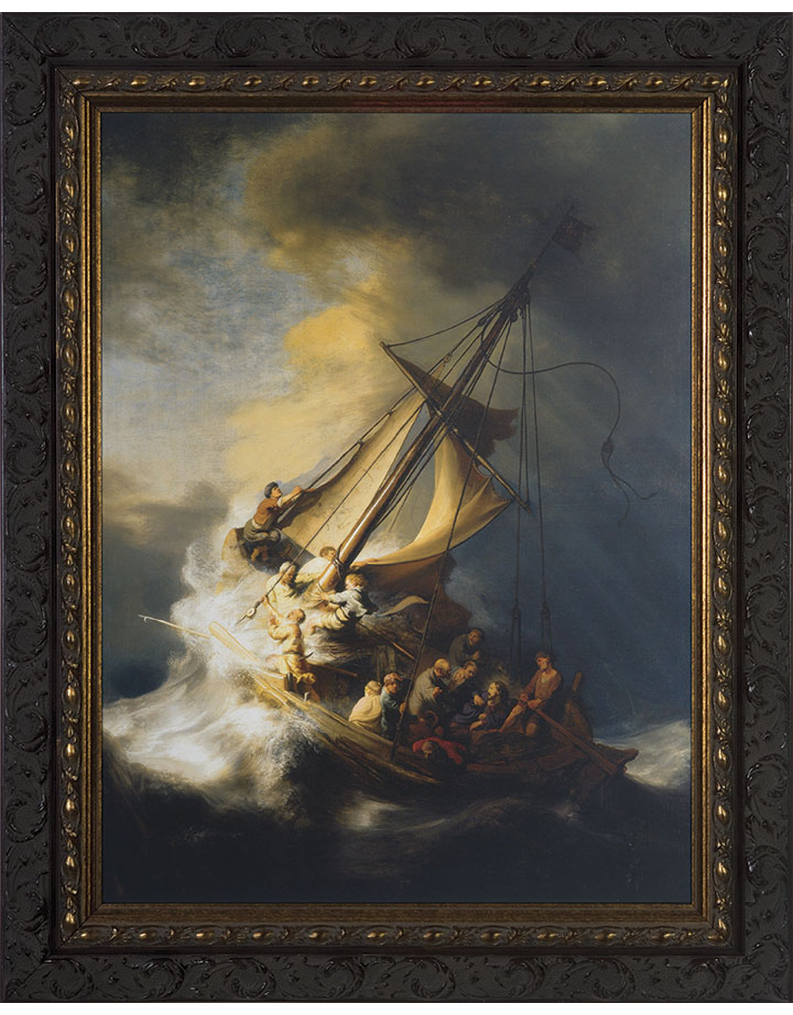Storm at the Sea of Galilee (Rembrandt) Framed Art