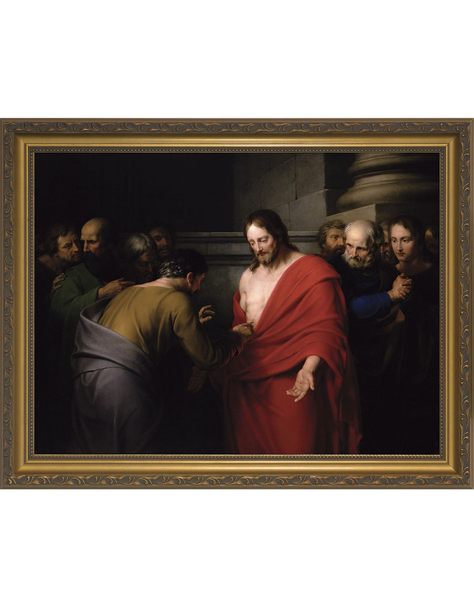 Nelson Art St. Thomas & Christ Framed Art Picture