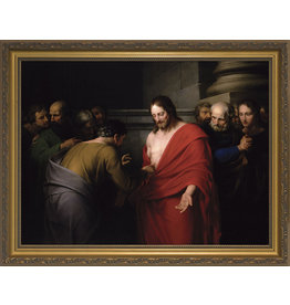 St. Thomas & Christ Framed Art