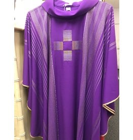 Solivari Chasuble 860 Linea Style Fabric, Cross