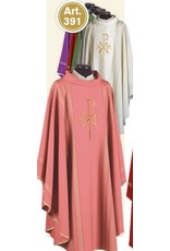 Solivari Chasuble 391 Linea Style Fabric, Chi Rho