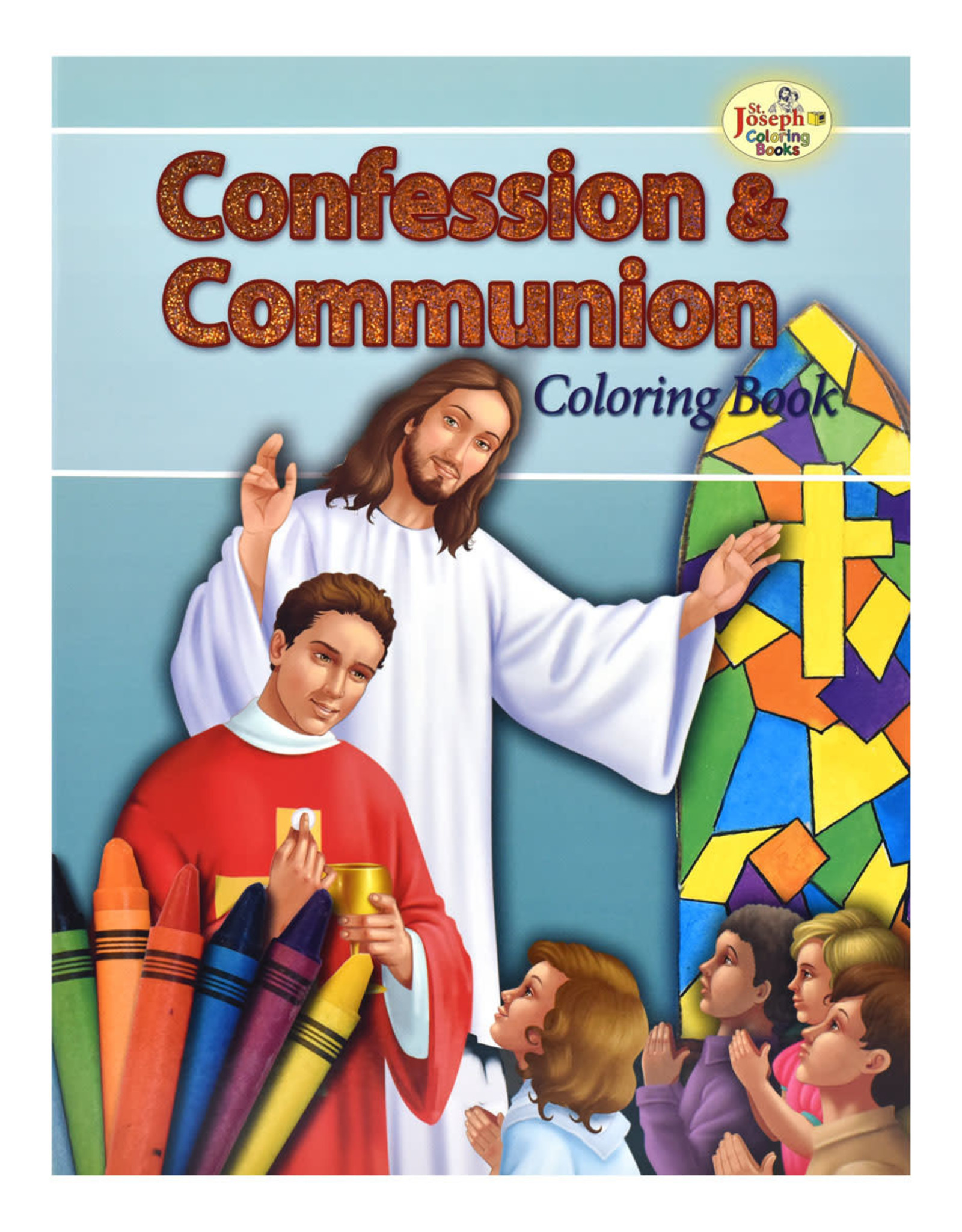 Catholic Book Publishing Confession & Communion Coloring Book