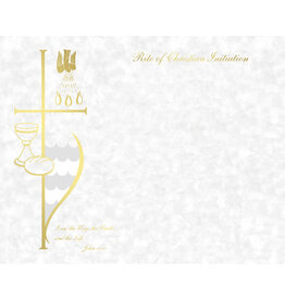 Barton Cotton Certificates - RCIA, Blank (50) Gold Foil