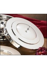 Sudbury Brass Communion Tray Cover (Lid) - Silvertone