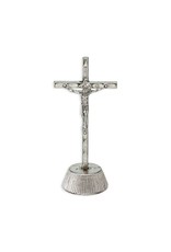 Hirten Auto Statue, Silver Crucifix
