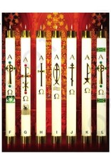 Lux Mundi Paschal Candle Shell 2"x30"