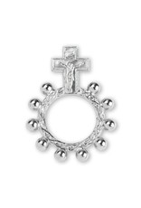 Hirten Silver Rosary Ring