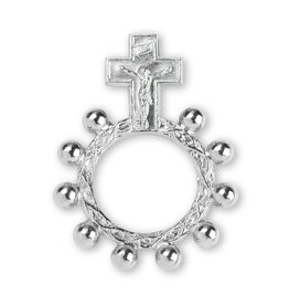 Hirten Silver Rosary Ring